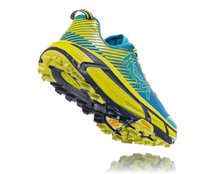 Hoka One One Spor Ayakkabı Kadın Mavi/Yeşil - Evo Mafate 2 - ME4538709